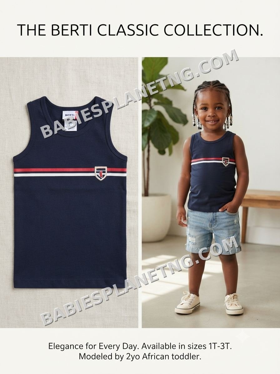 Berti Collection Navy Tank Top