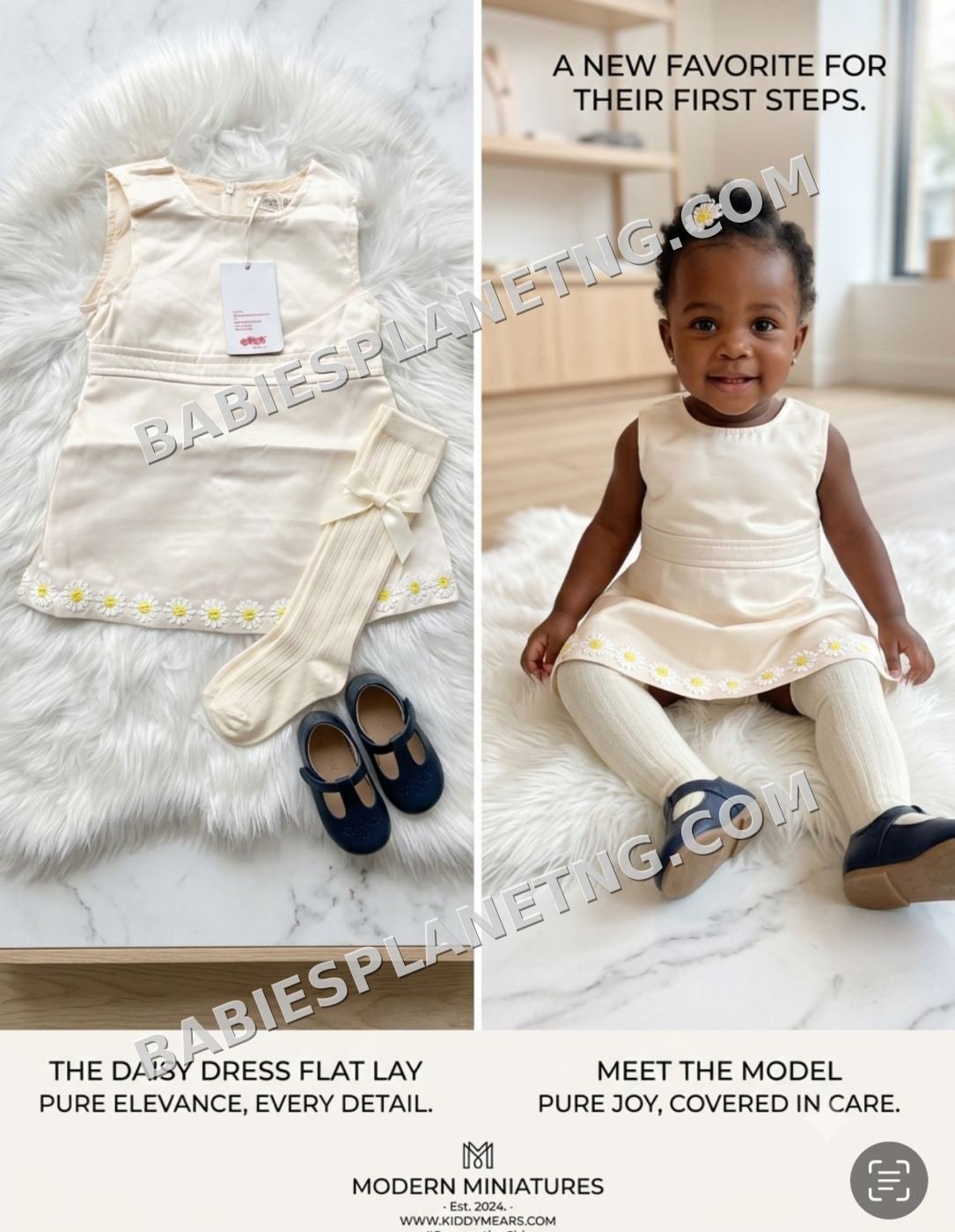 Baby Girl's Embellished A-Line Dress