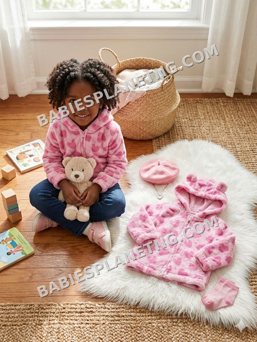Toddler Fleece Heart sweat top