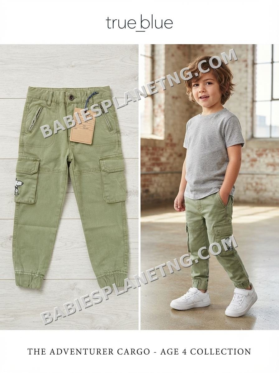 Children's Casual Cargo Pants