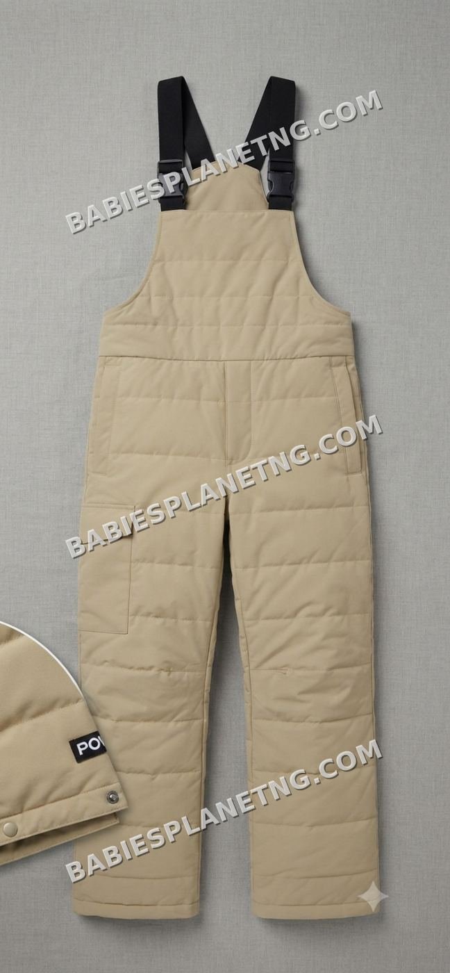 Kids Quilted Suspenders Dungarees