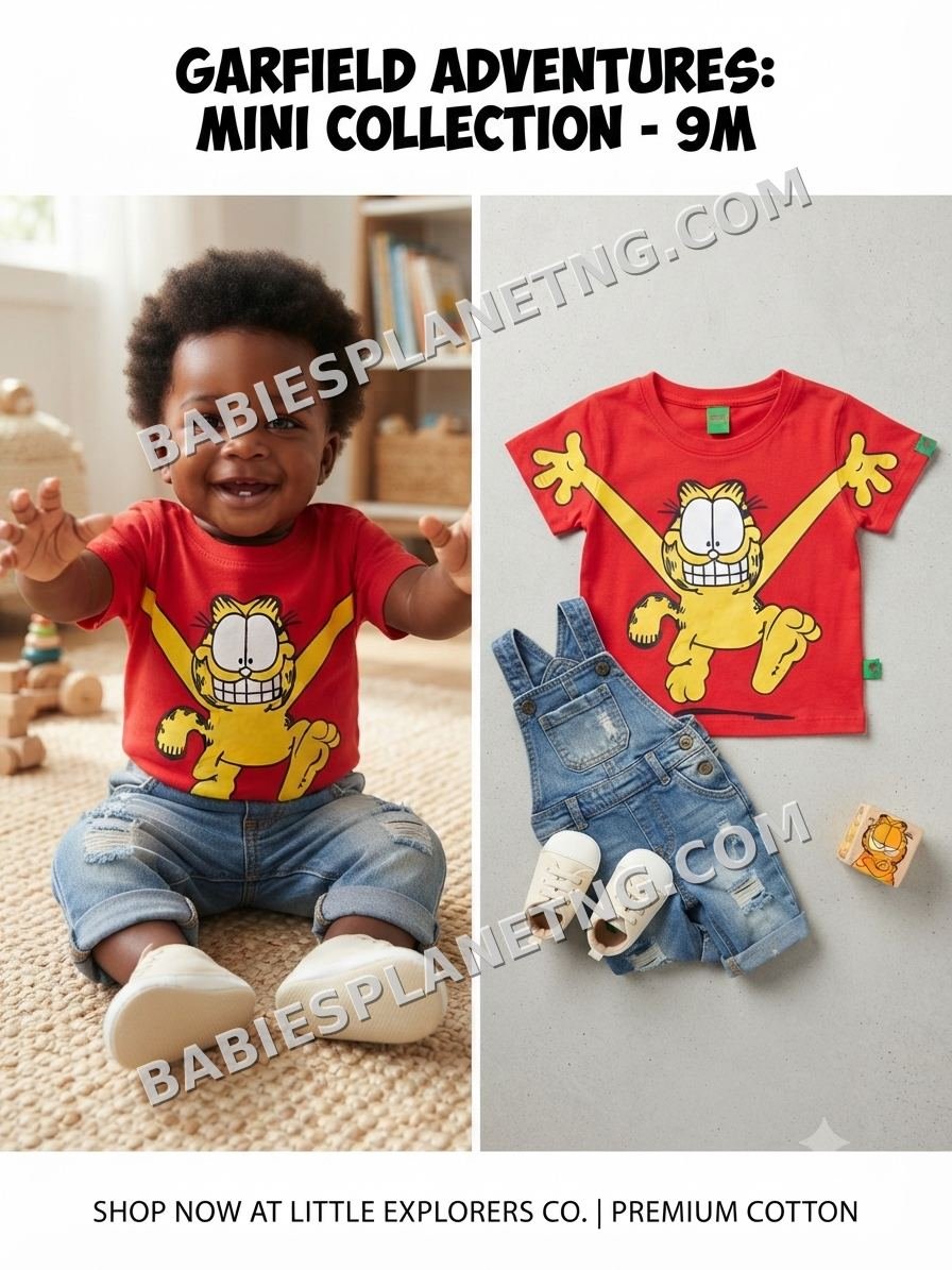 Little Boy Garfield Adventures T-Shirt/top