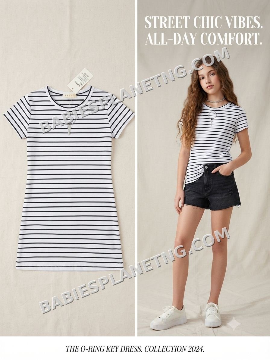 Youth Striped Casual Top