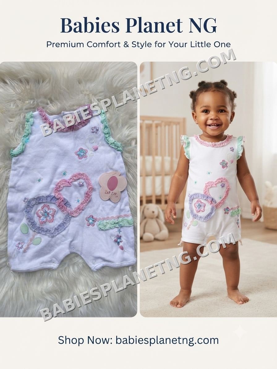 Baby Girls Sleeveless Playsuit