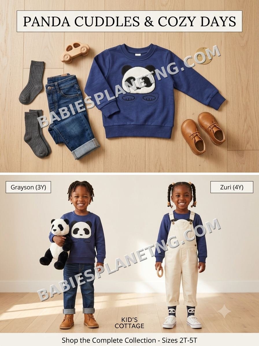 Toddler Panda Graphic Sweatshirt