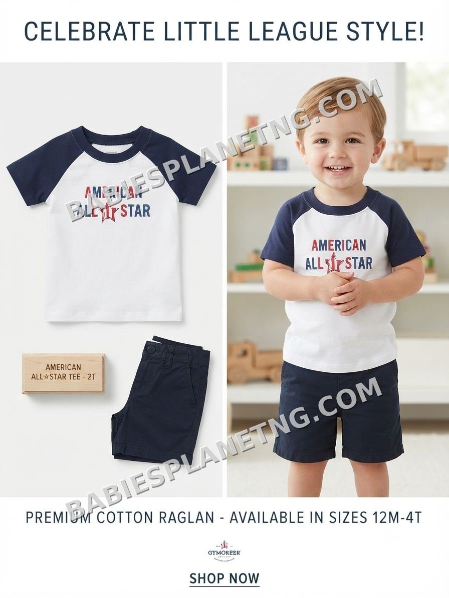 Toddler American All Star top