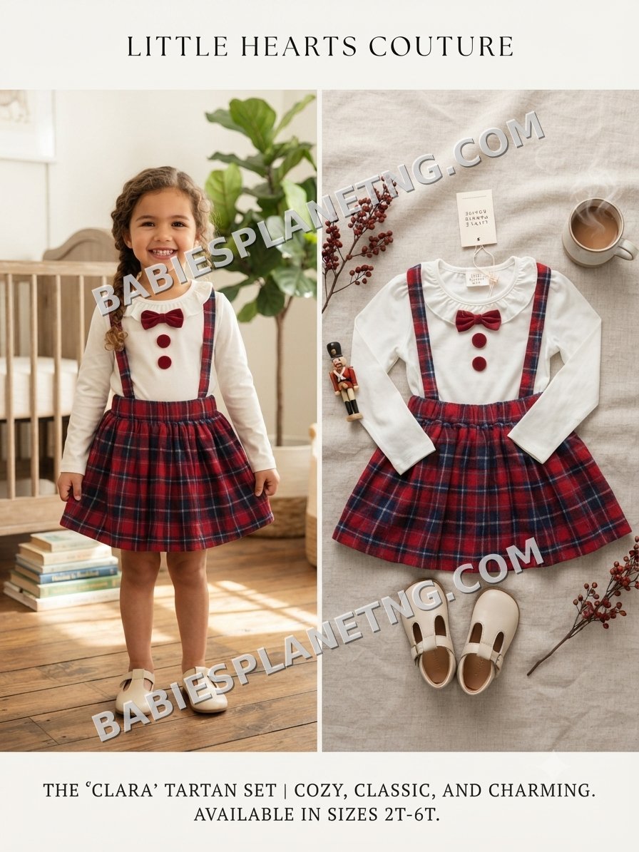 Tartan Skirt Dress for Kids