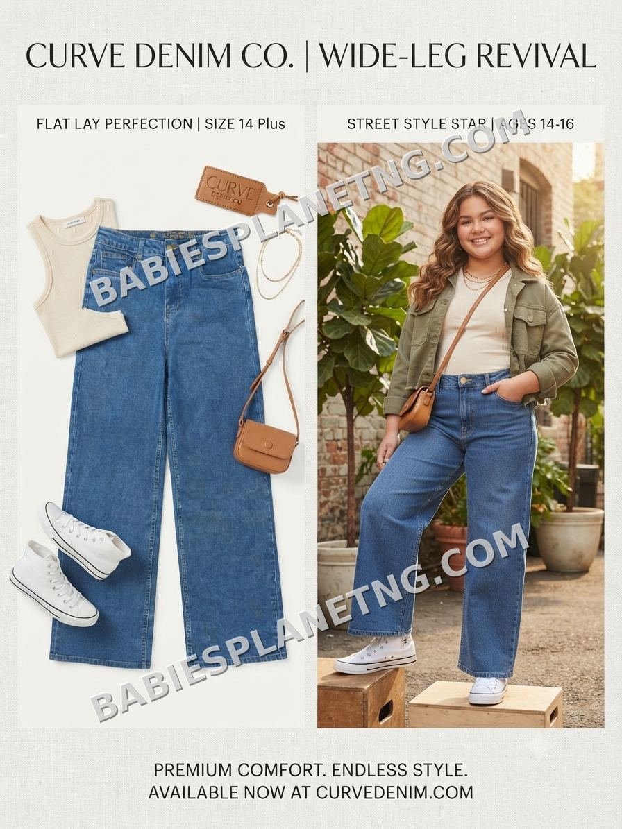 Premium Denim Wide Leg Jeans