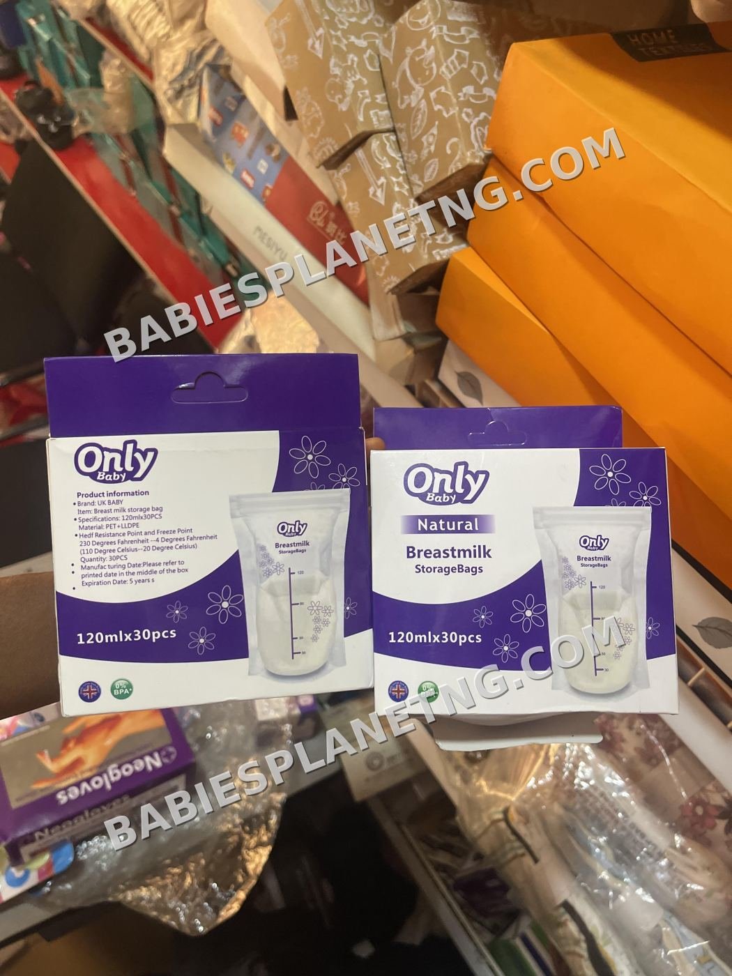 Breastmilk Storage Bags 120ml 30pcs