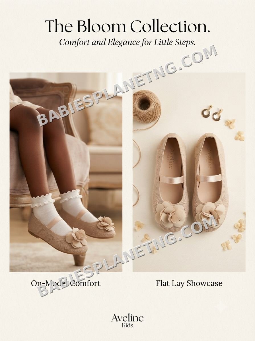 Toddler Girls' Flower Decor Shoes
