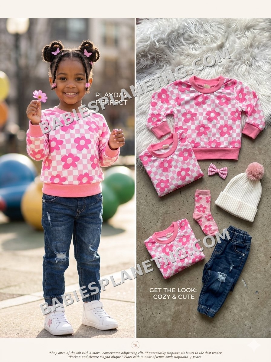 Toddler Girl Floral Sweatshirt