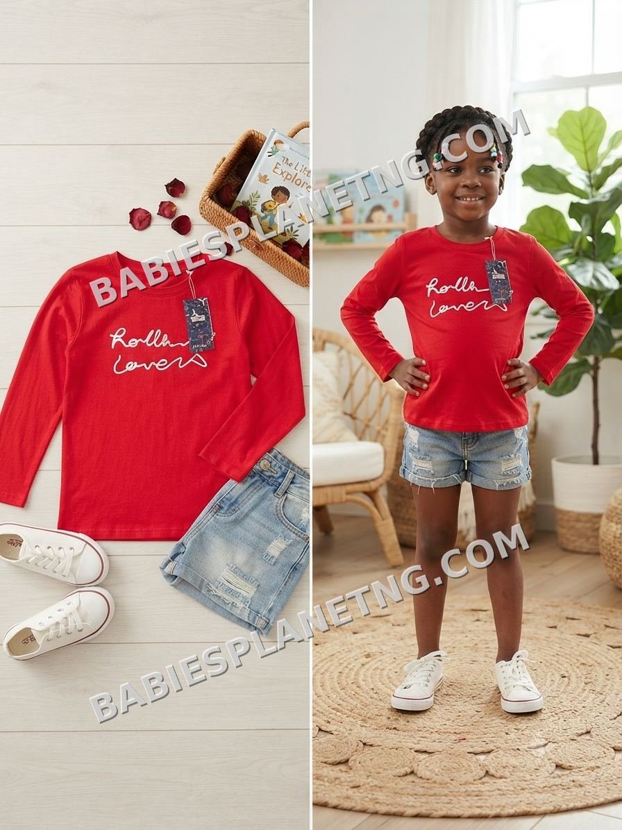 Childrens Casual Long Sleeve Top