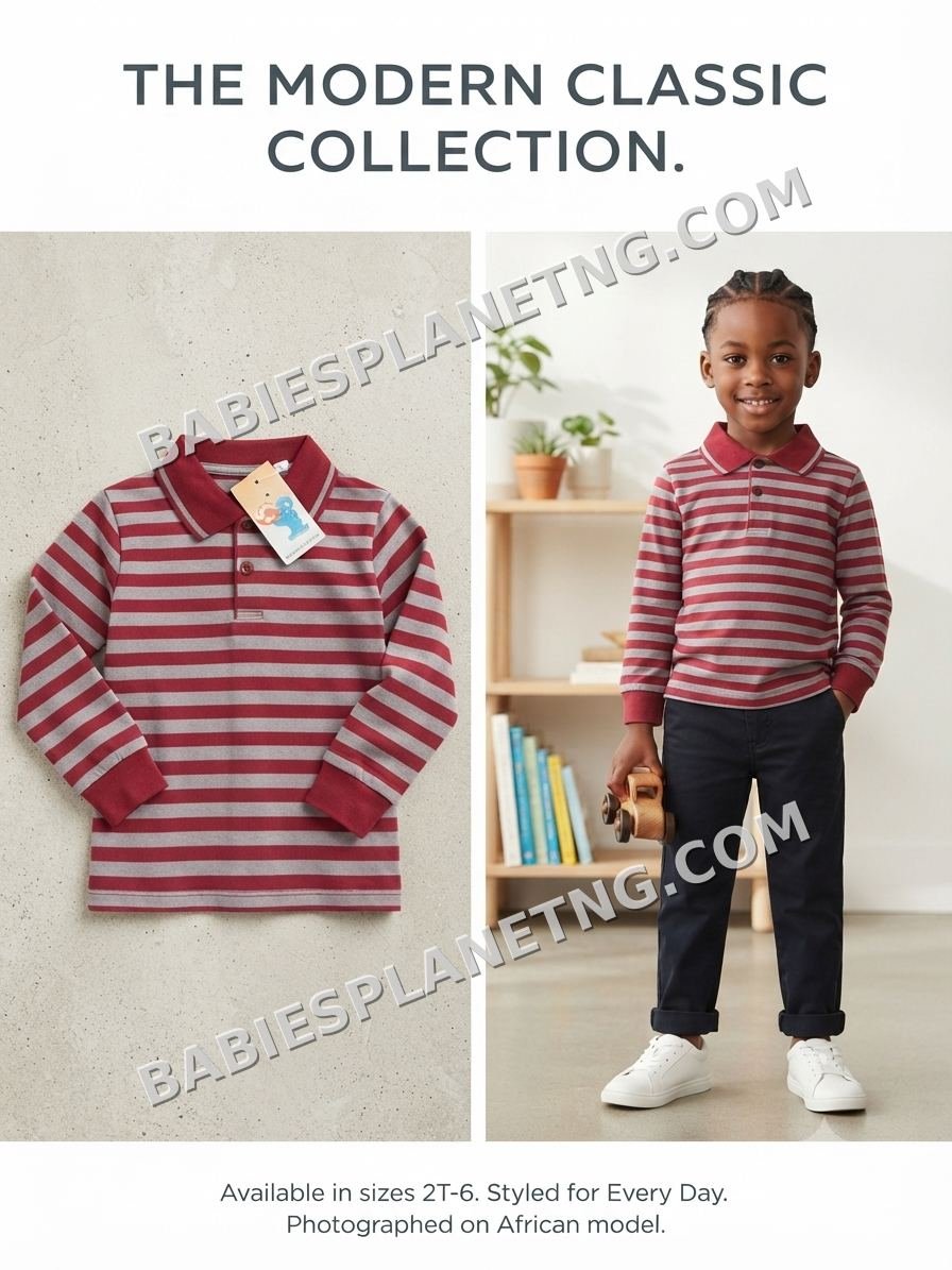 Modern Classic Boys Polo Top