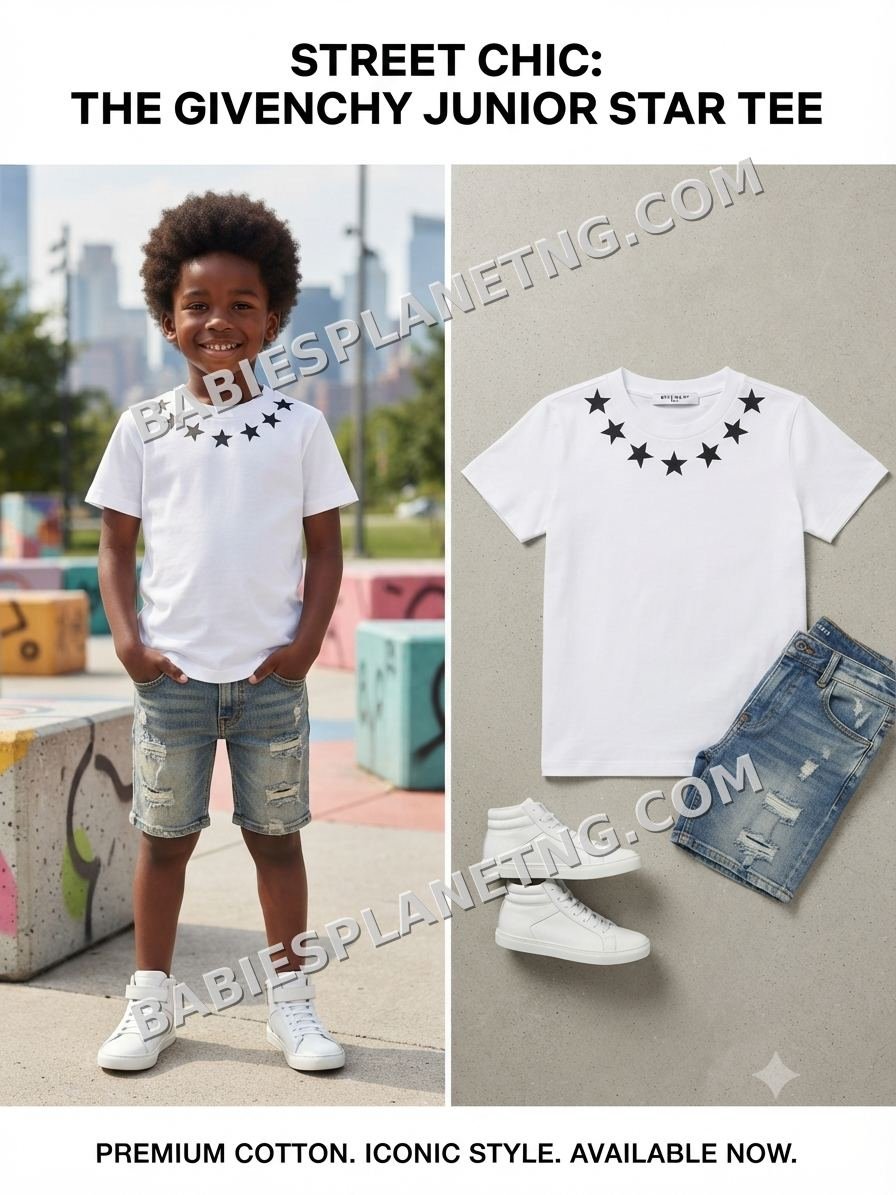 Boys Premium Cotton Star Top