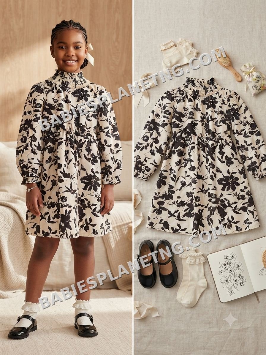 Toddler Girl Floral Print Dress