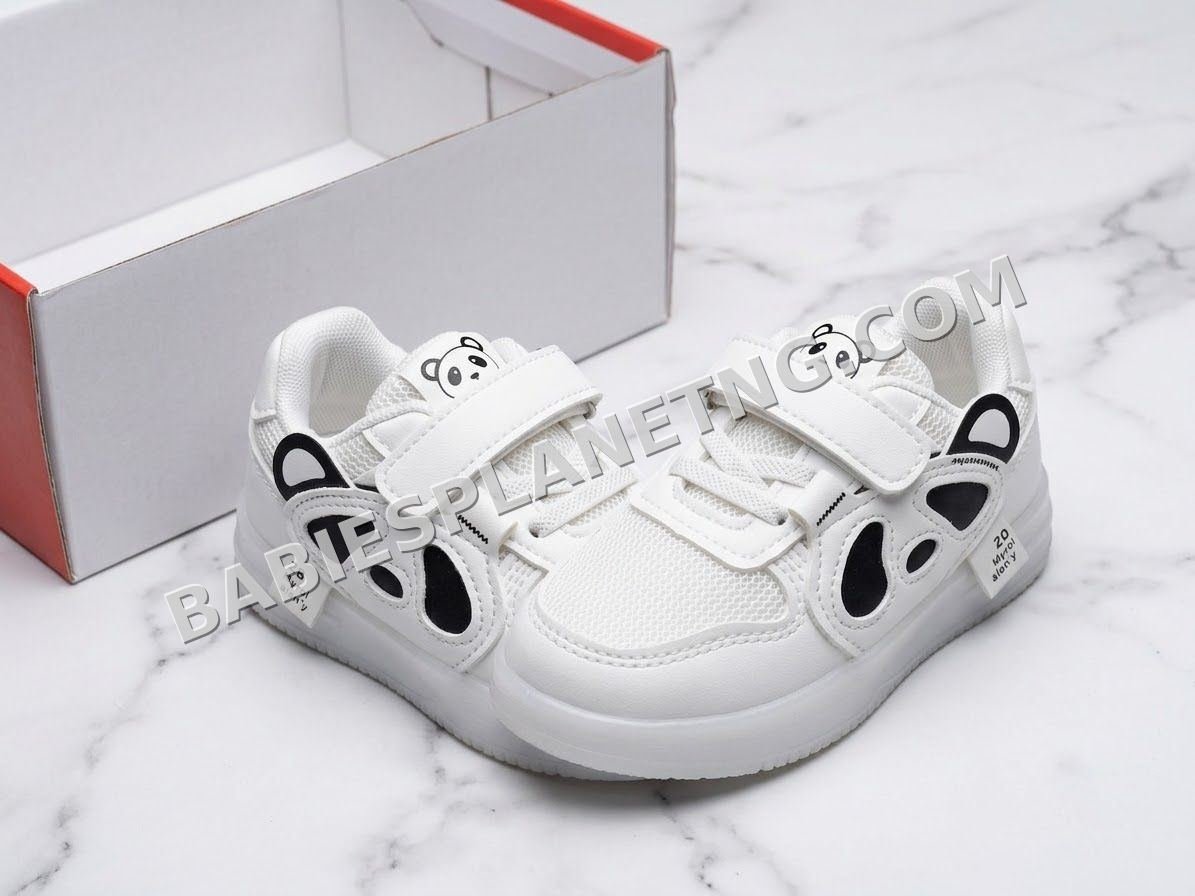 Toddler Panda Design Velcro Sneakers
