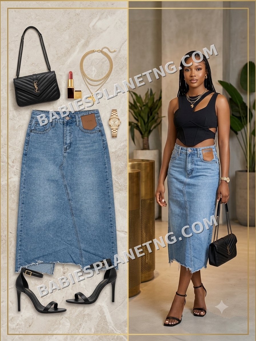 Women's Fashion Denim Skirt
