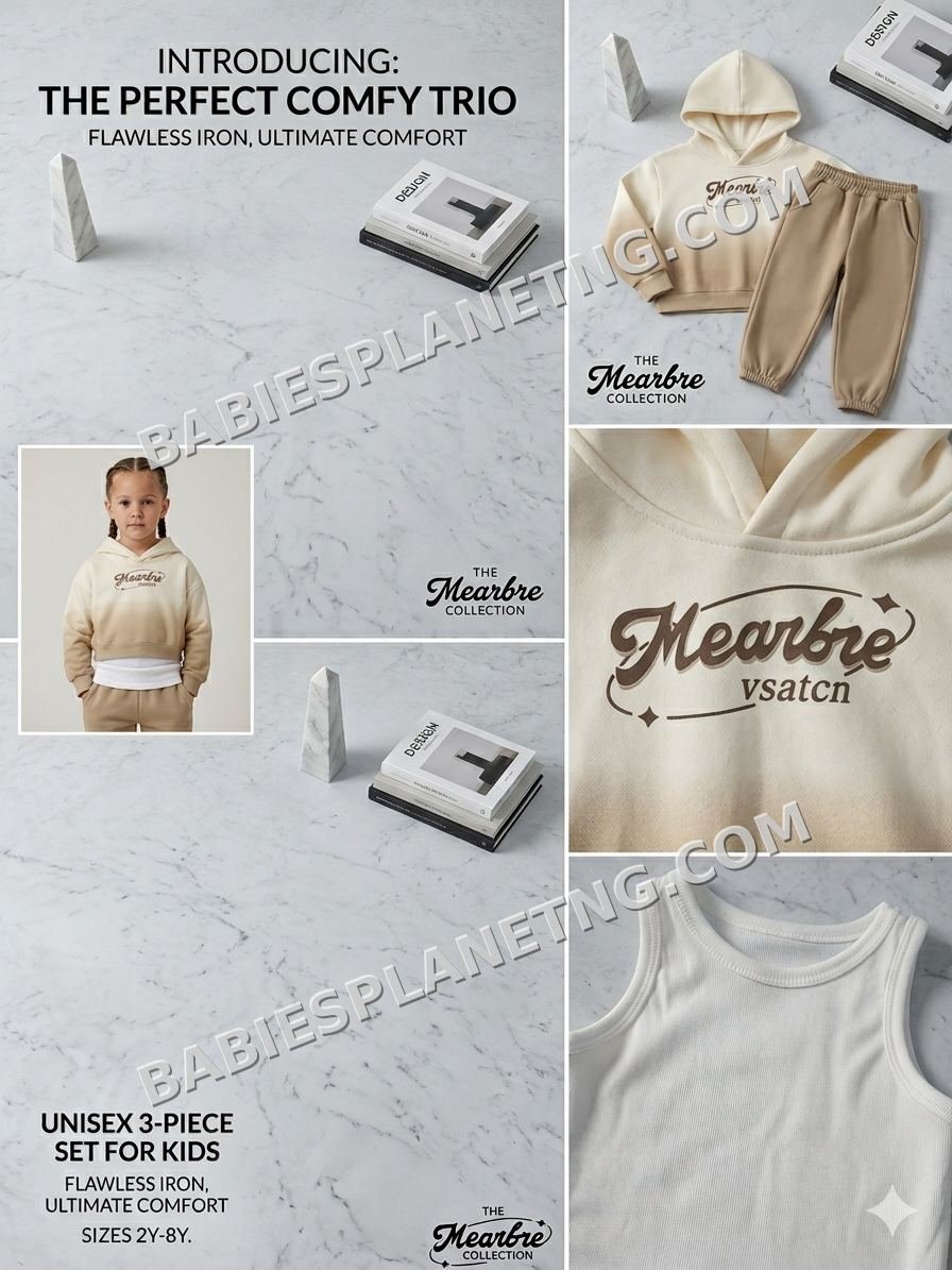 Toddler Comfy 3-Piece Outfit Set