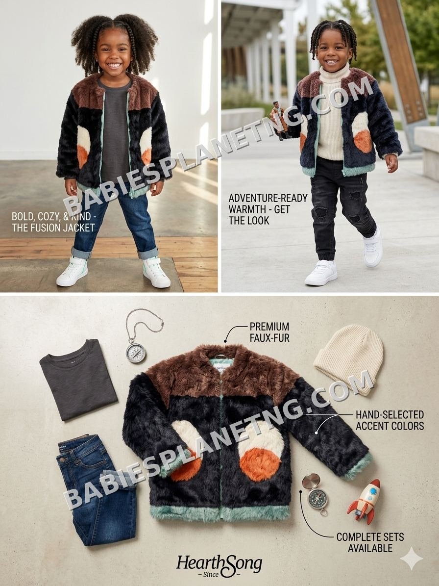 Kids Faux Fur Jacket