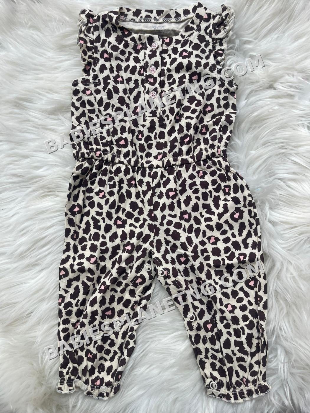 Sleeveless Animal Print Jumpsuit