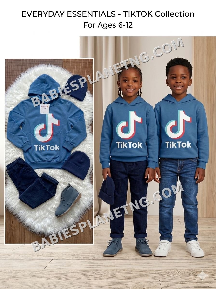 Kids TikTok Graphic Hoodie