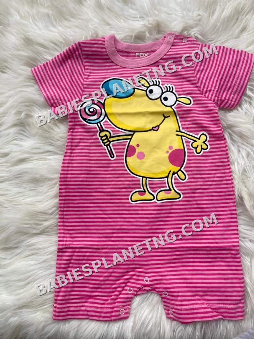 Cartoon Character Baby Romper for Girls