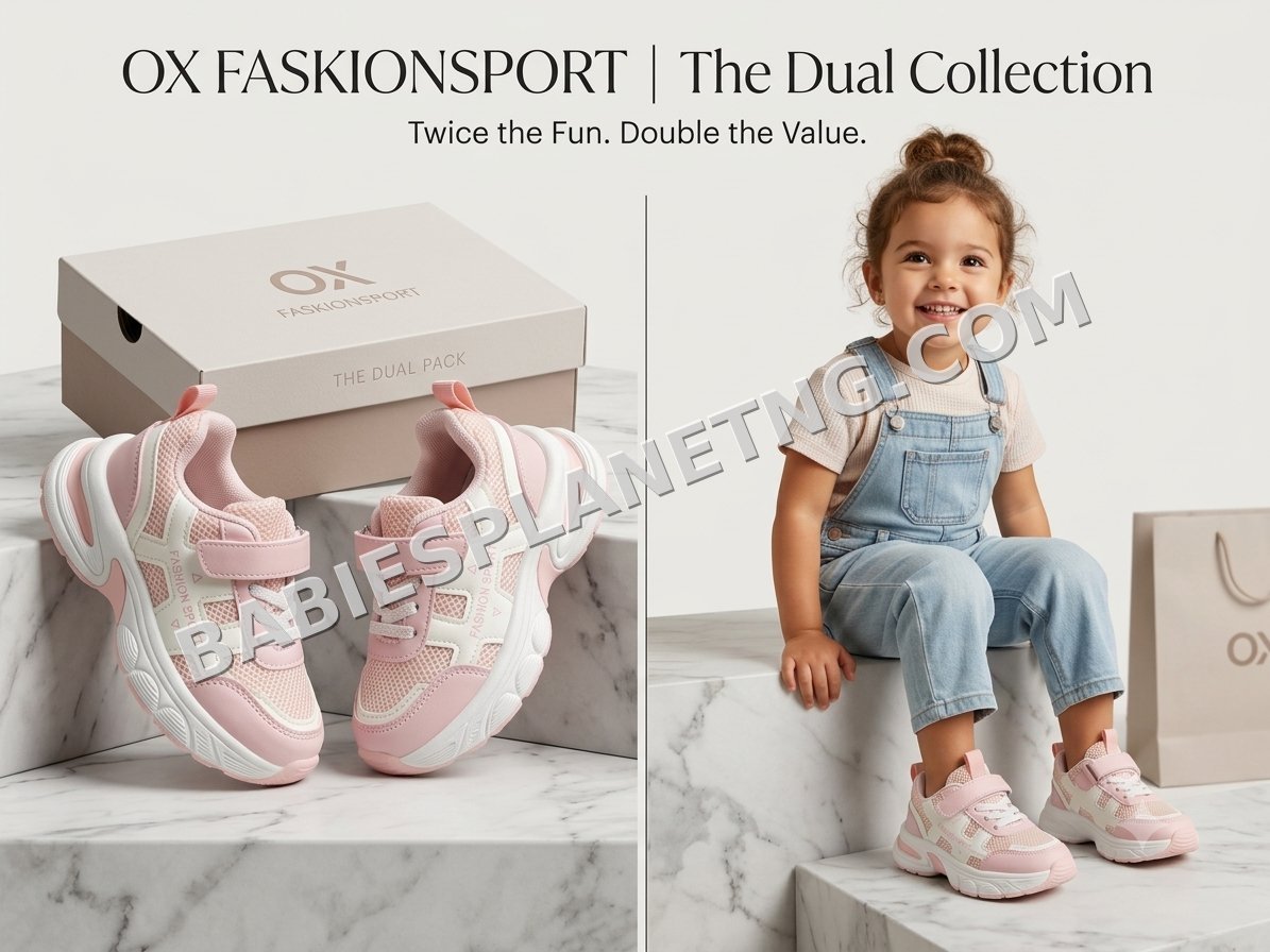 Toddler Girls' Pink Velcro Sports Shoes