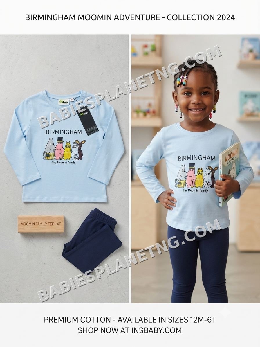 Moomin Design Kids Clothing Top