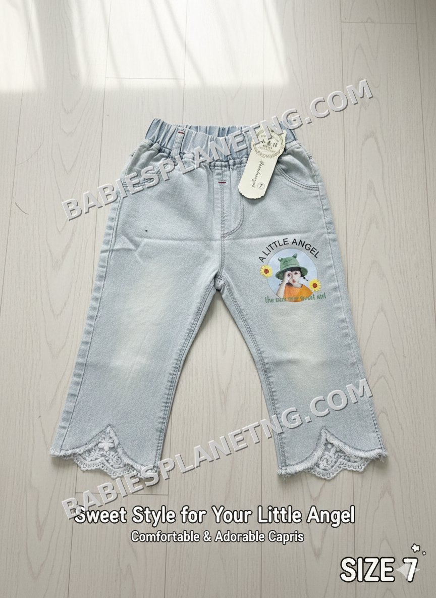 mid wash denim  size 7