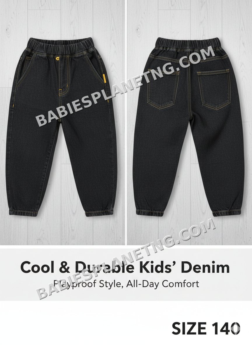 cool black denim 8-10 years