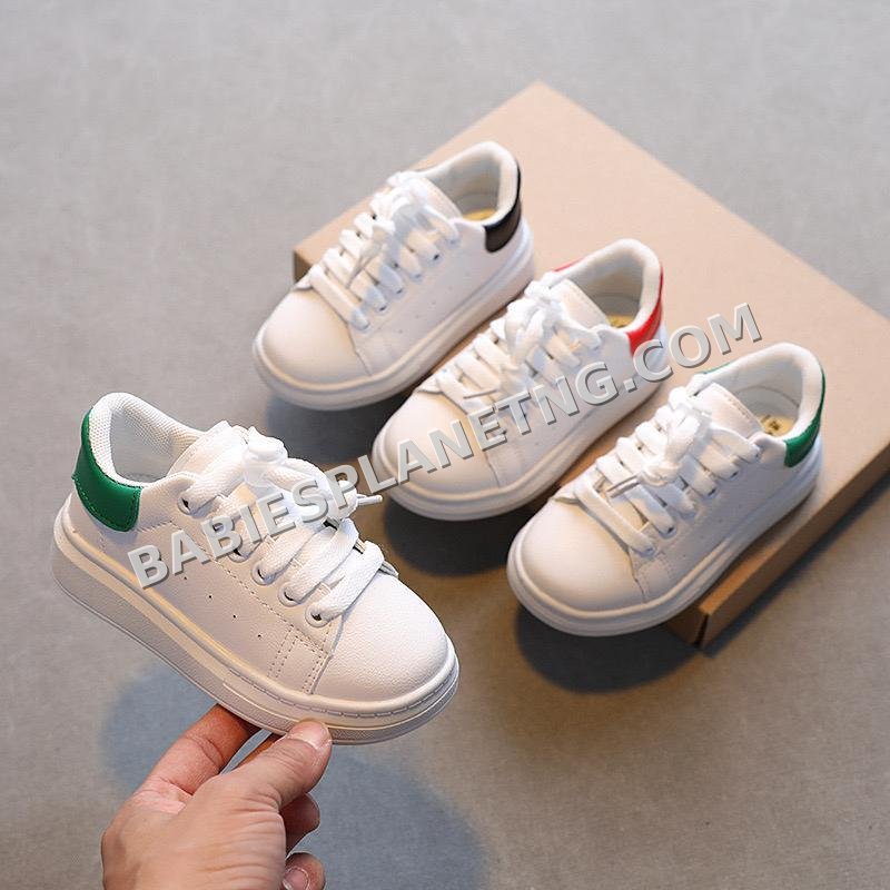 White sneakers