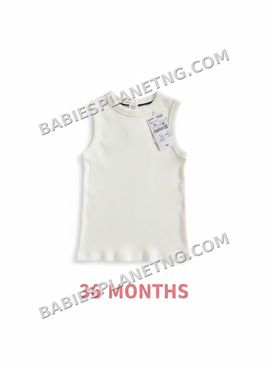 stretchy white top 36 months