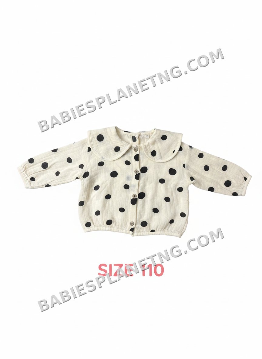polka dot top 4-5 years