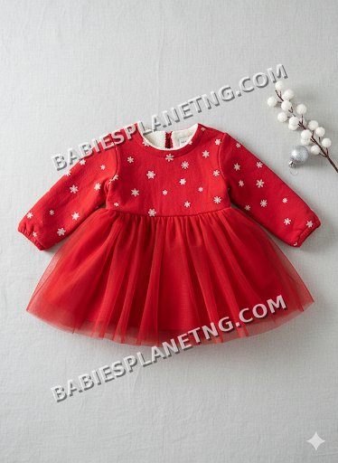 Red Baby Dress 0 - 3