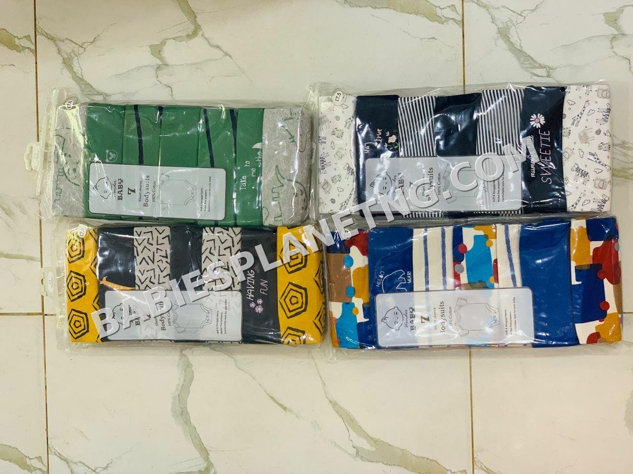 7 in 1 Shortsleeve Bodysuit