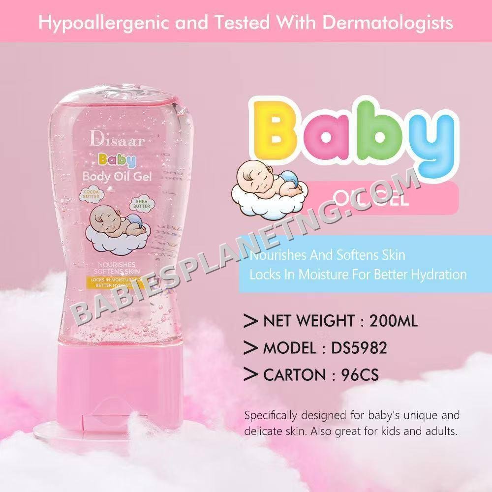 Baby oil gel