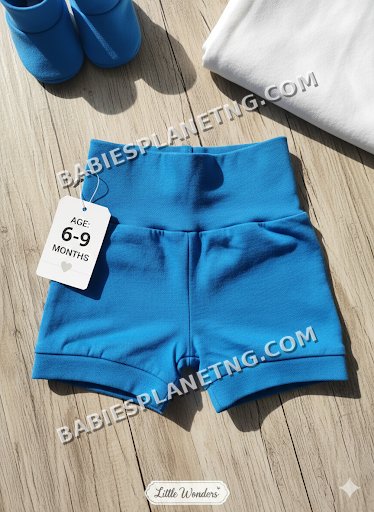 Baby  blue short