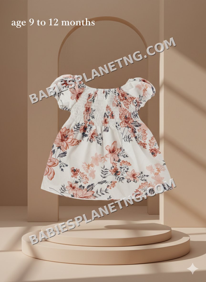 half smoked floral top