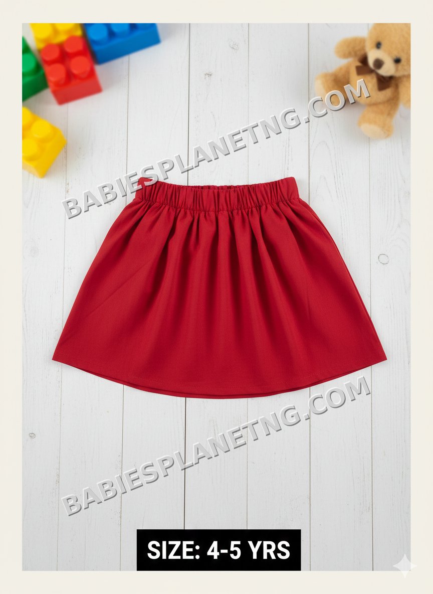 Red Skirt 4-5 years
