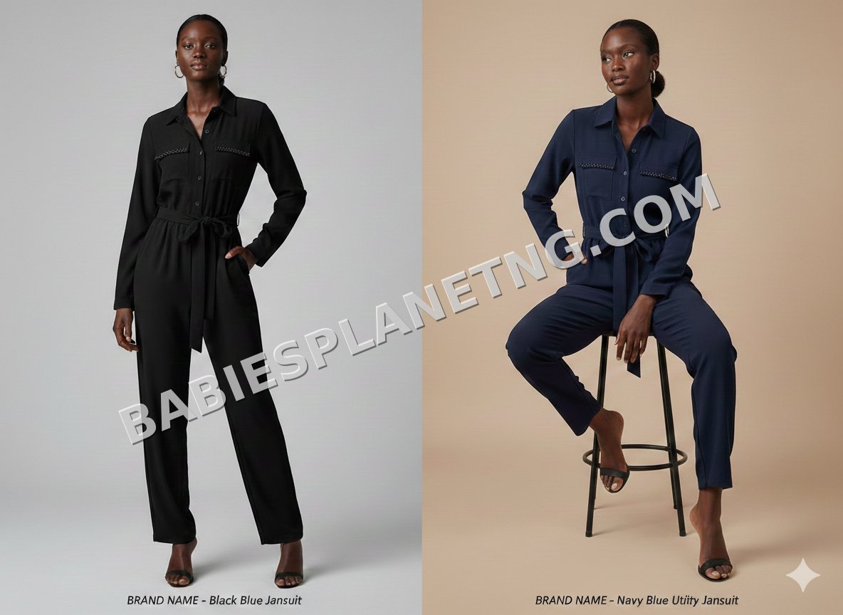 girl's button front jumpsuit