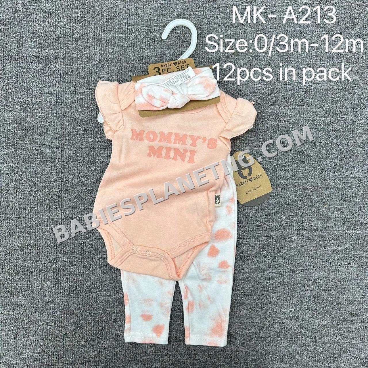 baby girl 3-piece set