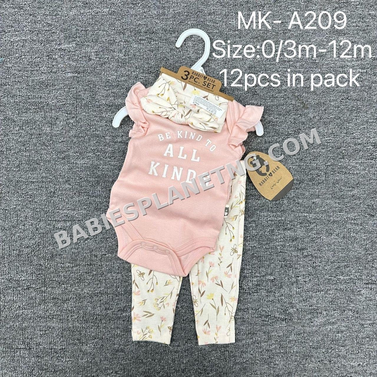 Baby girl 3-piece set