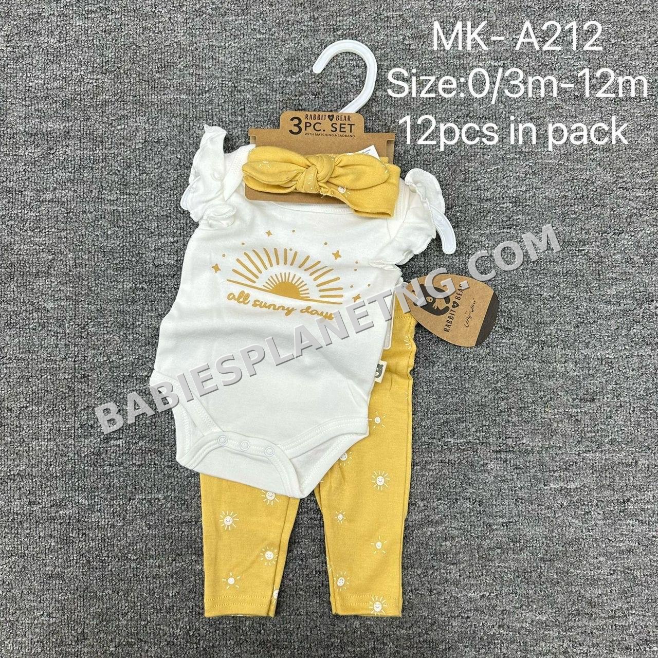 Baby girl 3-piece set