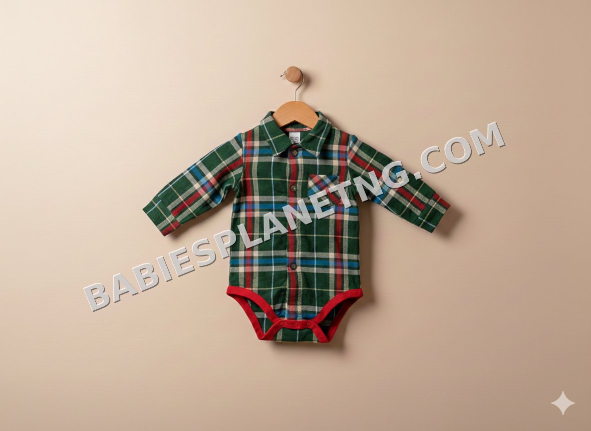 Bottle Green baby boy button front bodysuit