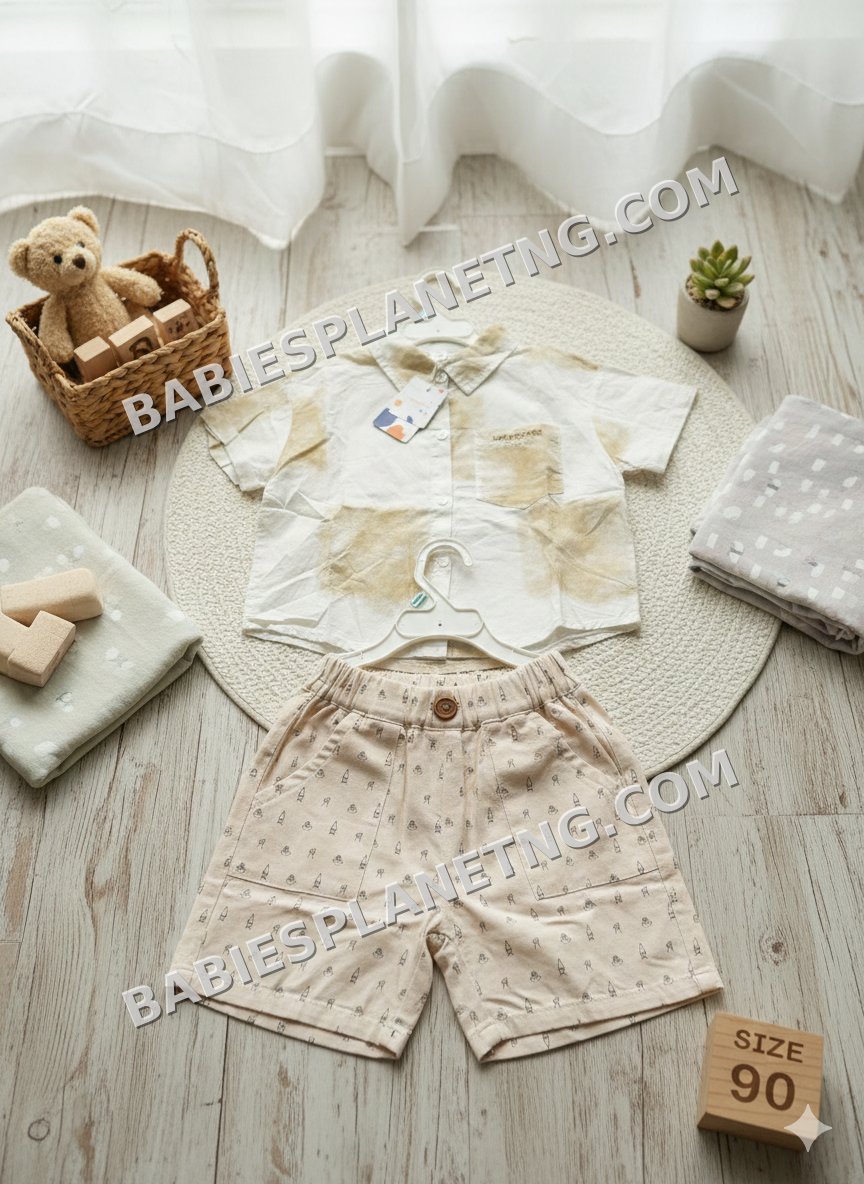shoort sleeve shirt and a matching short
